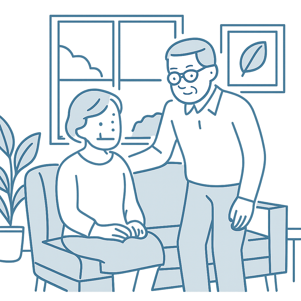 新しい生活の開始風景