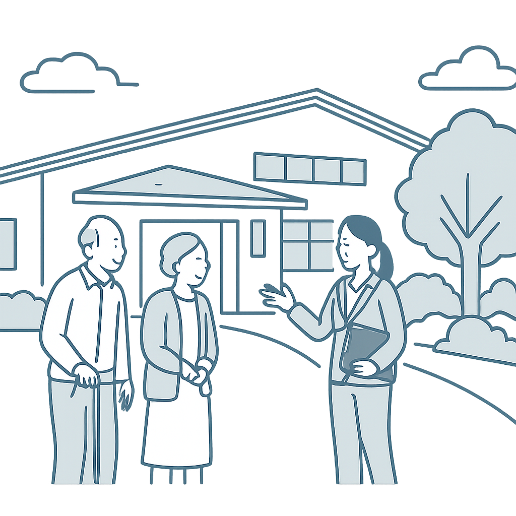 施設見学の様子